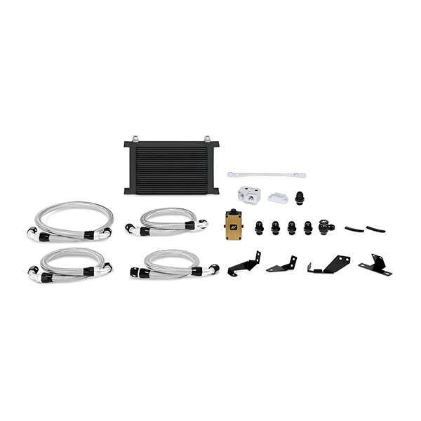 Mishimoto Pontiac GTO Thermostatic Oil Cooler Kit, 2004-2006 Black (2004-2006 GTO) - MMOC-GTO-04TBK