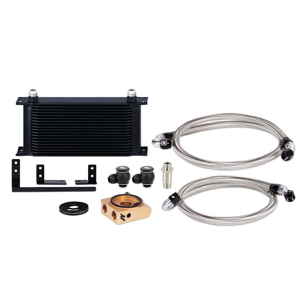 Mishimoto Thermostatic Oil Cooler Kit, Fits 2019+ Mazda Miata Nd2, Black - MMOC-MIA-19TBK