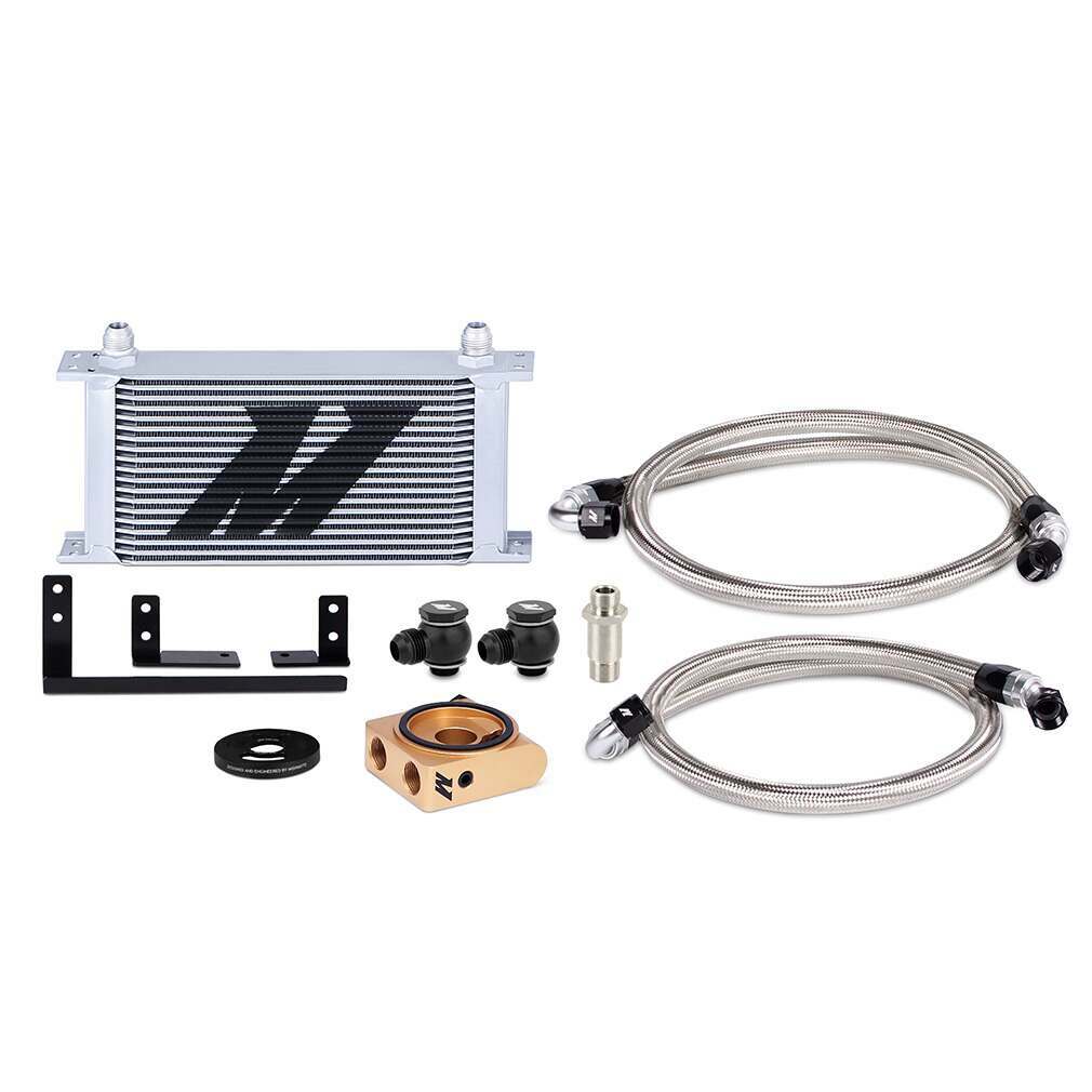 Mishimoto Thermostatic Oil Cooler Kit, Fits 2019+ Mazda Miata Nd2, Silver - MMOC-MIA-19T