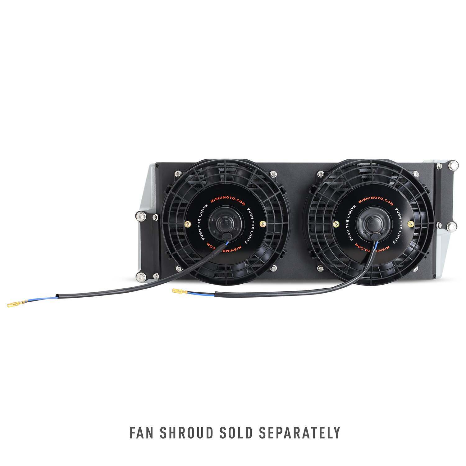 Mishimoto Universal Heavy-Duty Bar-And-Plate Oil Cooler, 17" Core, Opposite-Side Outlets - MMOC-OO-17SL