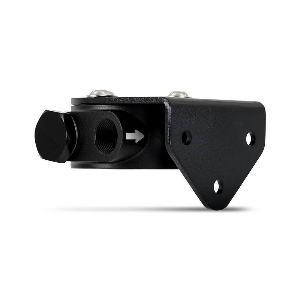 Mishimoto Remote Oil Filter Mount, M20 X 1.5 Filter Thread, Black - MMOC-RFH-M20BK