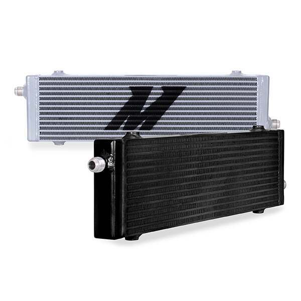 Mishimoto Universal Cross Flow Bar &amp; Plate Oil Cooler, Large - MMOC-SP-LSL