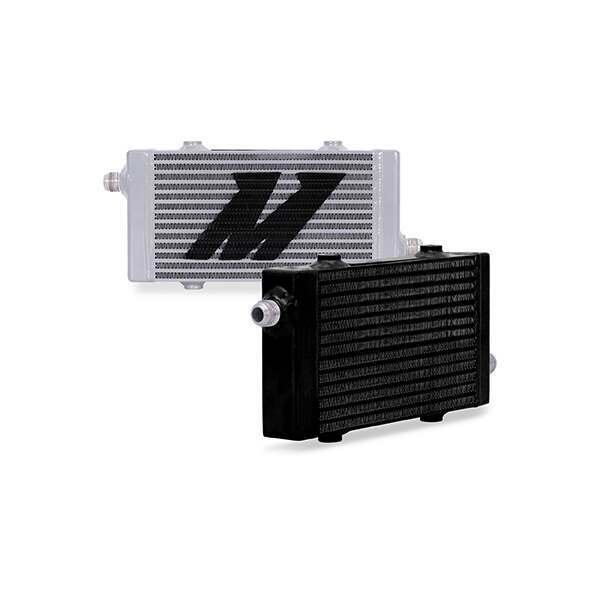 Mishimoto Universal Cross Flow Bar &amp; Plate Oil Cooler, Small - MMOC-SP-SBK