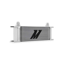 Mishimoto Universal Thermostatic Oil Cooler Kit, 13-Row, Silver - MMOC-U13TSL