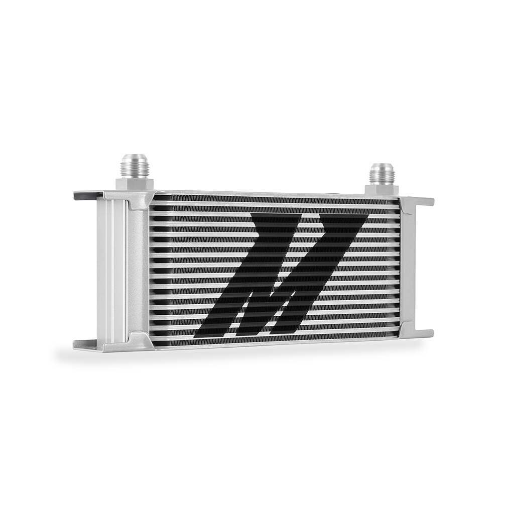Mishimoto Universal Oil Cooler Kit, 16-Row, Silver - MMOC-U16SL