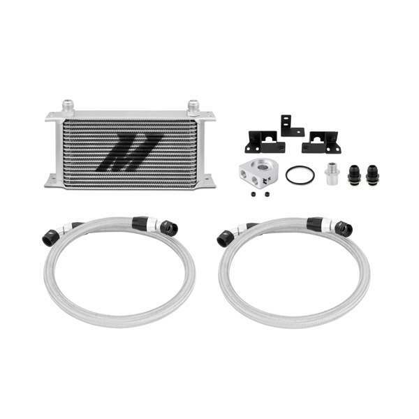 Mishimoto Jeep Wrangler JK Oil Cooler Kit, 2007-2011 (2007-2011 Wrangler) - MMOC-WRA-07