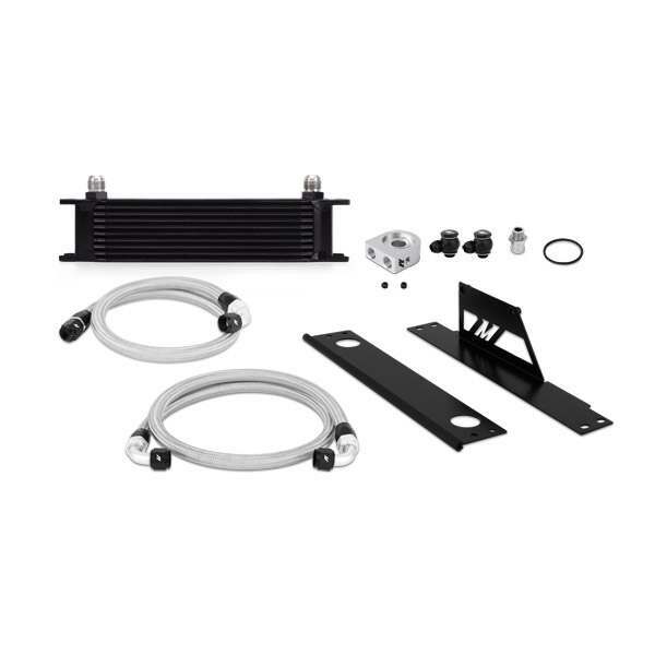 Mishimoto 2001-2005 Subaru WRX and STI Oil Cooler Kit, Black (2002-2005 Impreza) - MMOC-WRX-01BK