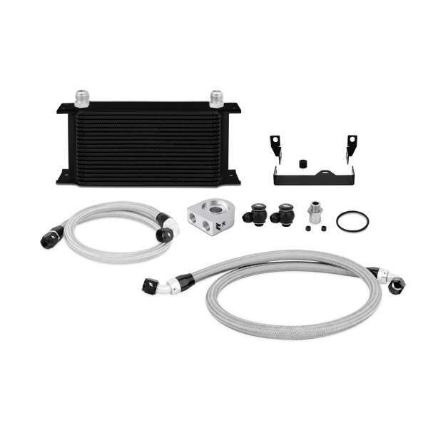 Mishimoto 2006-2007 Subaru WRX/STi Oil Cooler Kit, Black (2006-2007 Impreza) - MMOC-WRX-06BK