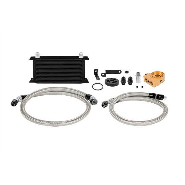 Mishimoto Subaru WRX Thermostatic Oil Cooler Kit, 2008+ (2008-2014 Impreza) - MMOC-WRX-08TBK