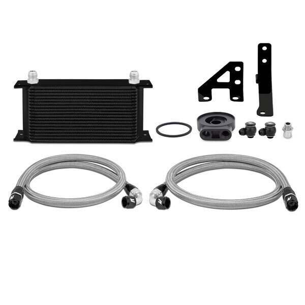 Mishimoto Subaru WRX Oil Cooler Kit, Black, 2015+ (2015-2018 WRX) - MMOC-WRX-15BK