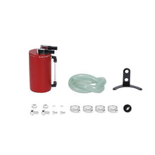 Mishimoto Aluminum Oil Catch Can - Large, Wrinkle Red - MMOCC-LAWRD