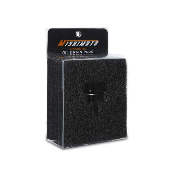 Mishimoto Magnetic Oil Drain Plug M12 x 1.5, Black - MMODP-1215B