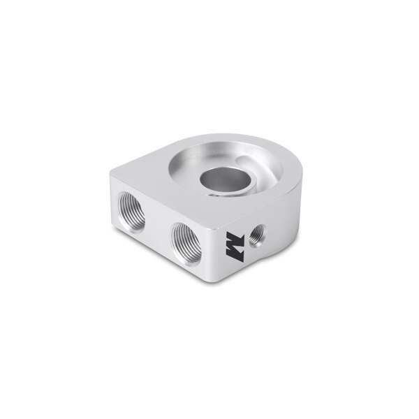 Mishimoto Oil Sandwich Plate, Silver - MMOP-SP