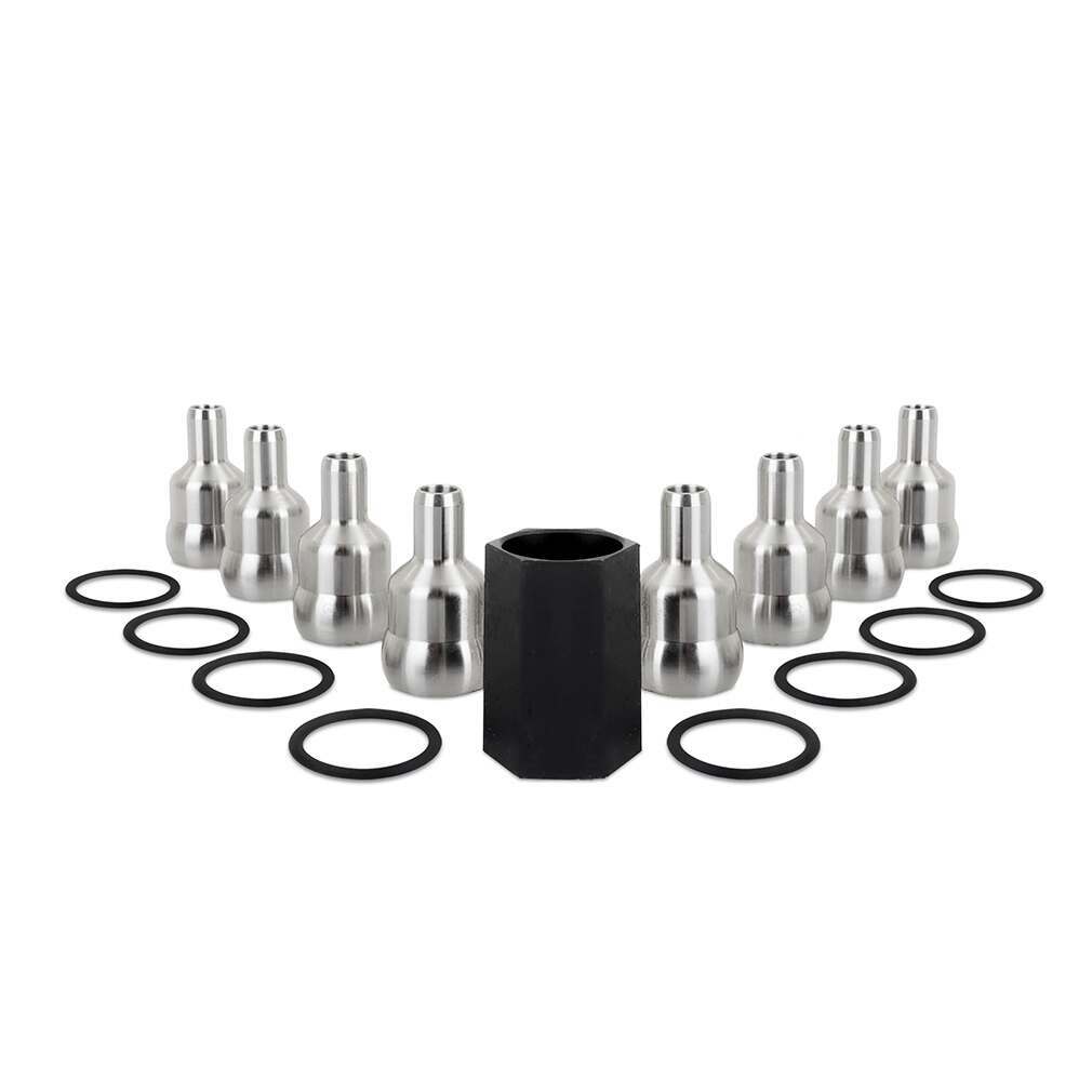 Mishimoto High-Pressure Oil Rail Ball Tube Set, Fits 2004.5-2007 Ford 6.0L Powerstroke - MMOR-F2D-03