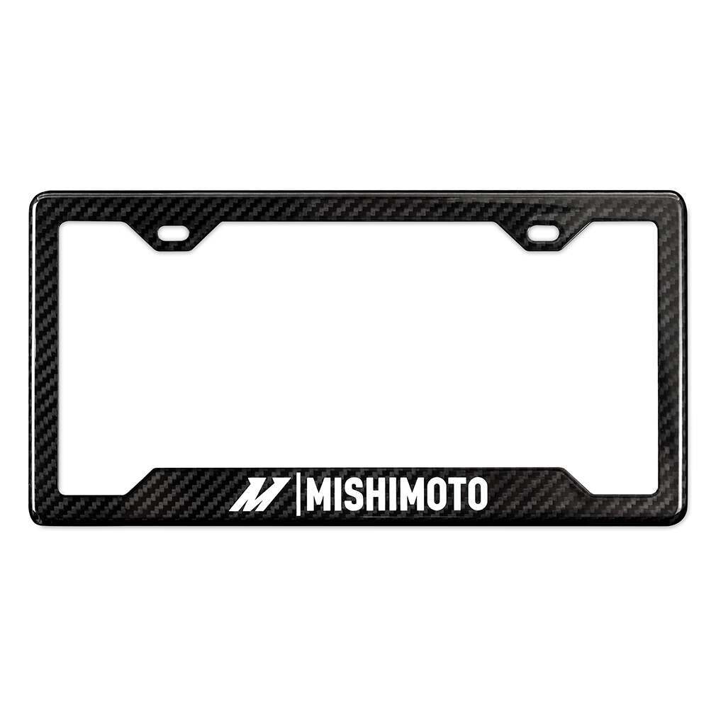 Mishimoto Carbon Fiber License Plate Frame, Gloss Carbon Fiber - MMPROMO-FRAME-CF-G