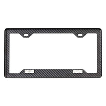 Mishimoto Carbon Fiber License Plate Frame, Matte Carbon Fiber - MMPROMO-FRAME-CF-M