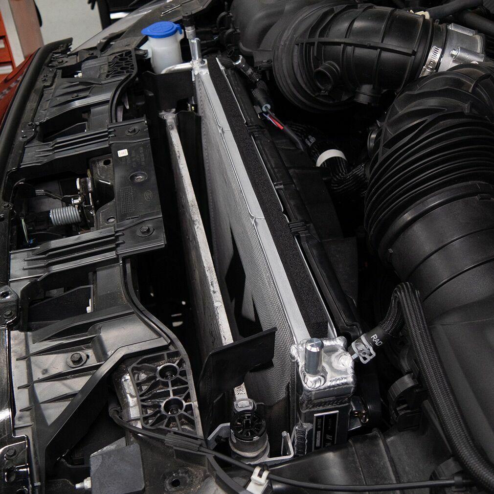 Mishimoto Performance Aluminum Radiator (2024-2026 Mustang GT / EcoBoost) - MMRAD-MUS-24