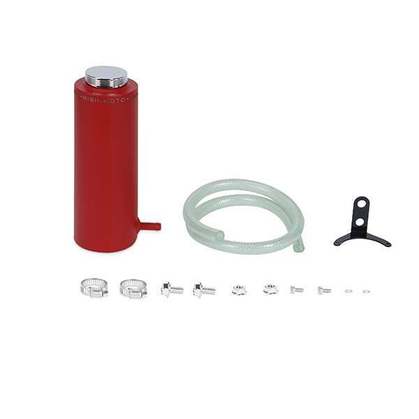 Mishimoto Aluminum Coolant Reservoir Tank, Wrinkle Red (1999-2003 F-250 Super Duty) - MMRT-CAWRD