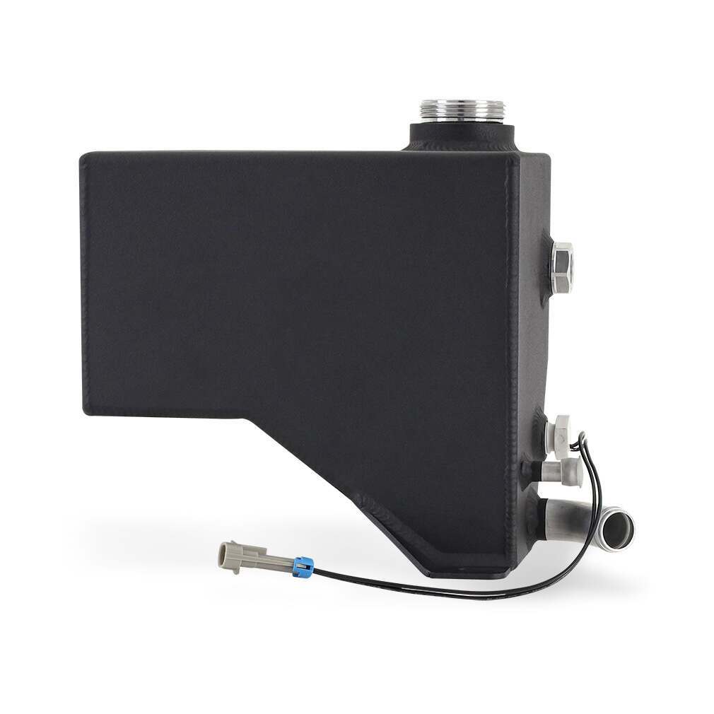 Mishimoto Degas Tank, Chevy/GMC 6.6L Duramax (Lb7/Lly/Lbz) 2001-2007, Micro Wrinkle Black - MMRT-DMAX-01MWBK