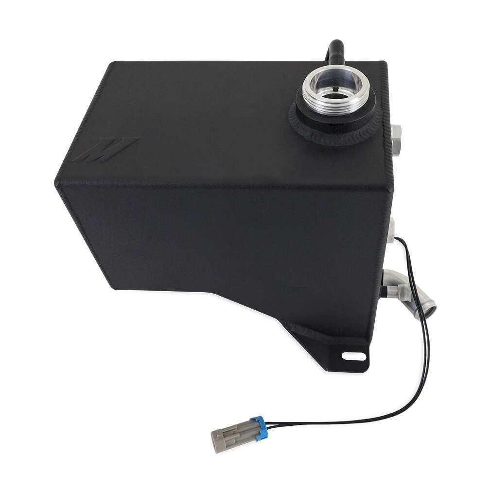 Mishimoto Degas Tank, Chevy/GMC 6.6L Duramax (Lb7/Lly/Lbz) 2001-2007, Micro Wrinkle Black - MMRT-DMAX-01MWBK
