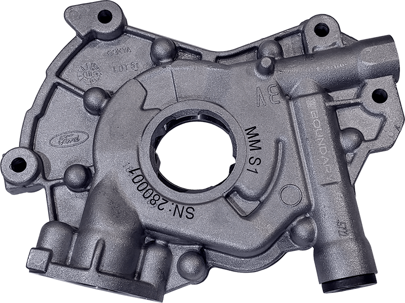 Boundary Engineering Pump Assembly Ford Mod Motor V8 15/16 Pickup Tube Standard Flow Steel Backplate Vane Ported MartenWear Treated Gear - MM-S2