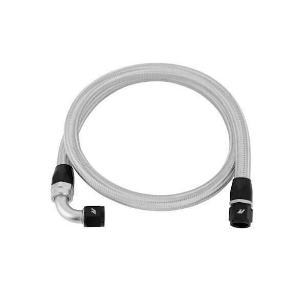 Mishimoto 4ft Stainless Steel Braided Hose w/ -10AN Fittings - MMSBH-10-4