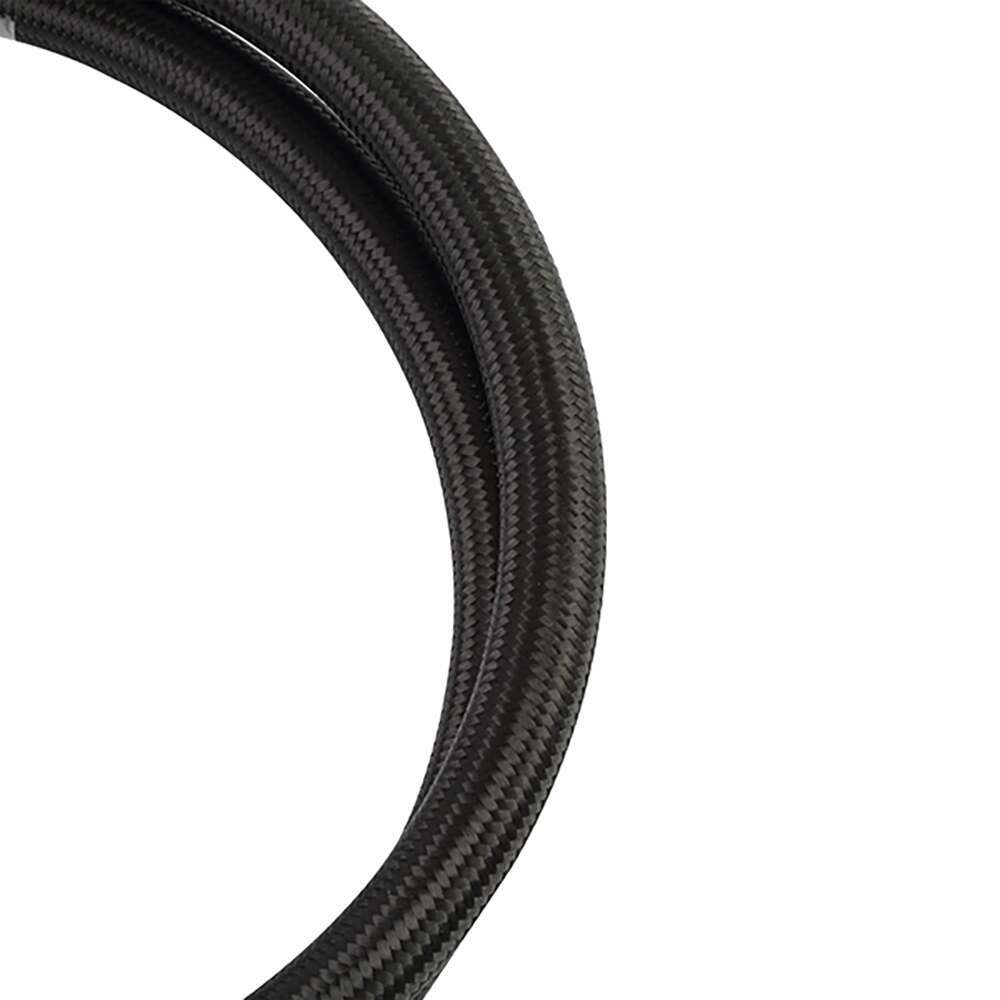 Mishimoto -6AN Braided Line, Black Nylon - 10ft - MMSBH-06120-CB