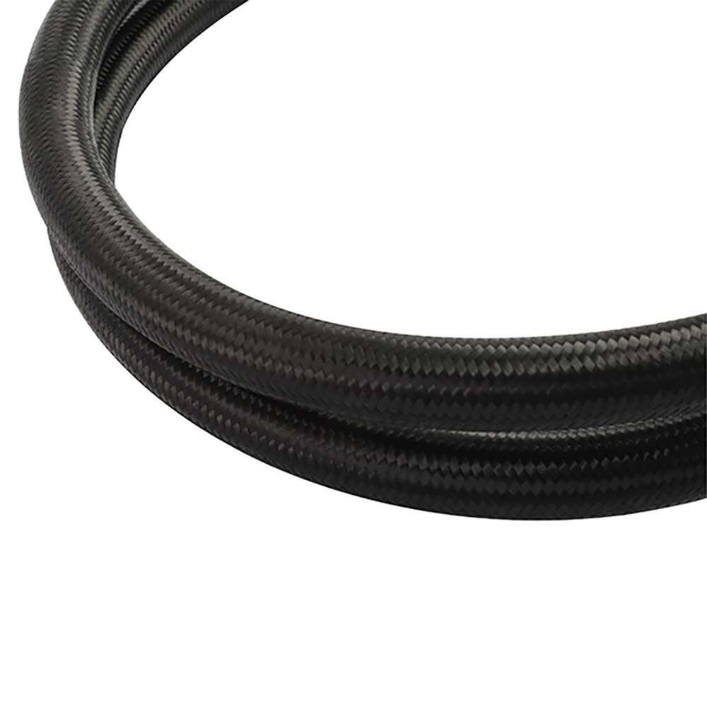 Mishimoto -6An Braided Line, Black Nylon - 15Ft - MMSBH-06180-CB