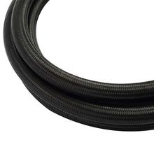 Mishimoto -6AN Braided Line, Black Nylon - 6ft - MMSBH-0672-CB