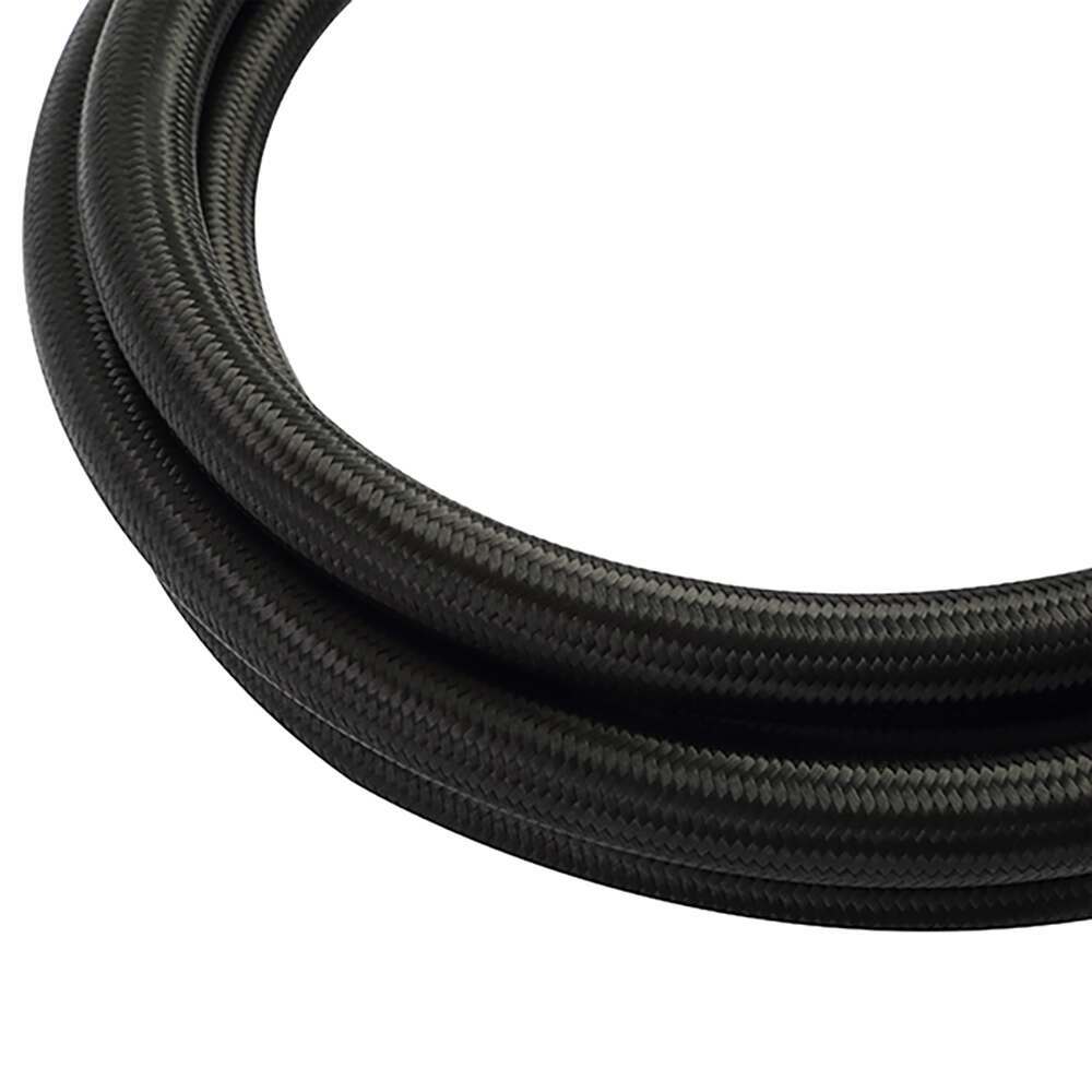 Mishimoto -10AN Braided Line, Black Nylon - 6ft - MMSBH-1072-CB