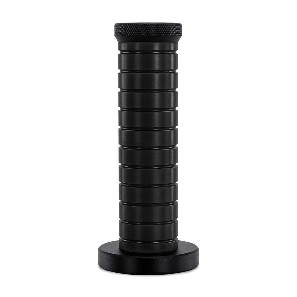 Mishimoto Weighted Grip Shift Knob, Black Grip, Black Top &Amp; Bottom - MMSK-BMXBKBK