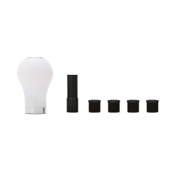 Mishimoto Teardrop Shift Knob, White - MMSK-TDP-WH