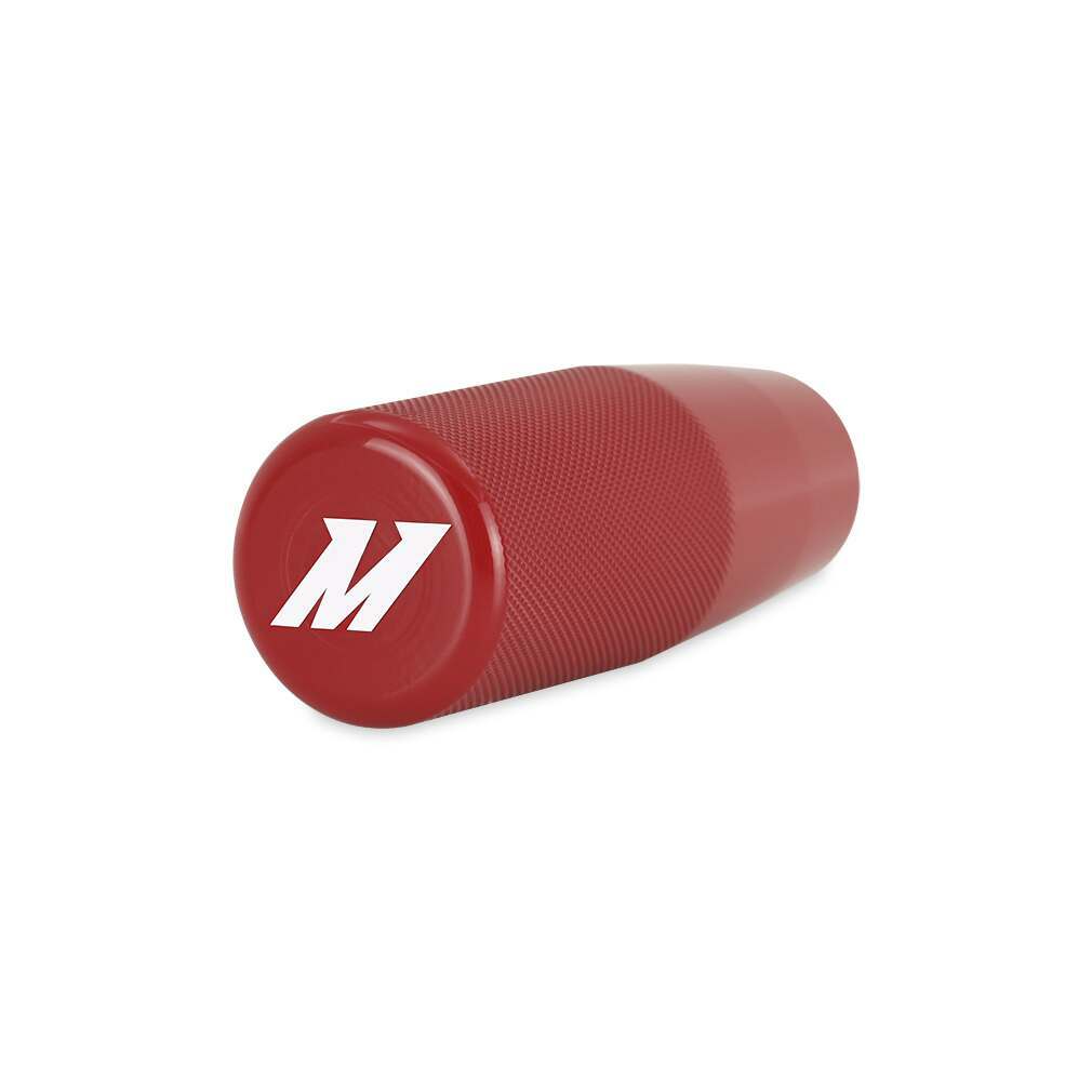 Mishimoto Weighted Shift Knob, Xl, Knurled, Red - MMSK-XLK-RDH
