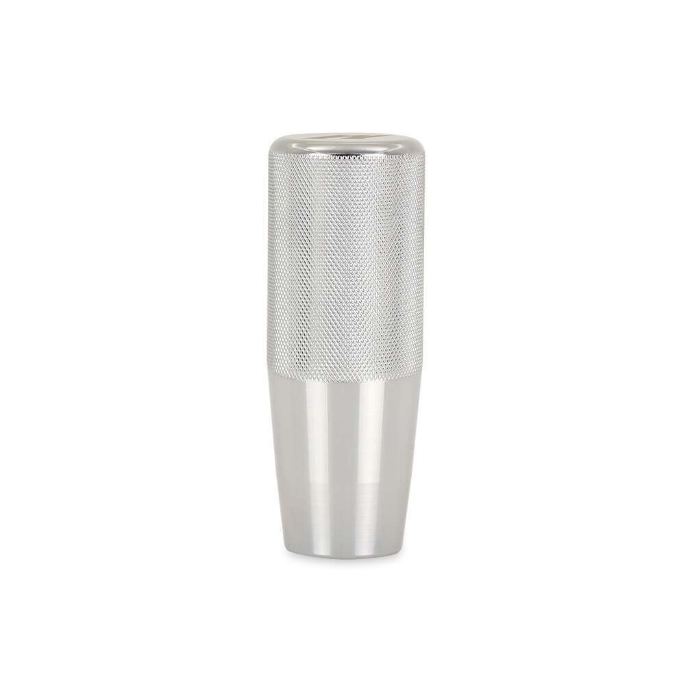 Mishimoto Weighted Shift Knob, Xl, Knurled, Silver - MMSK-XLK-SL