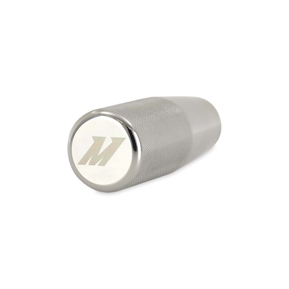 Mishimoto Weighted Shift Knob, Xl, Knurled, Silver - MMSK-XLK-SL