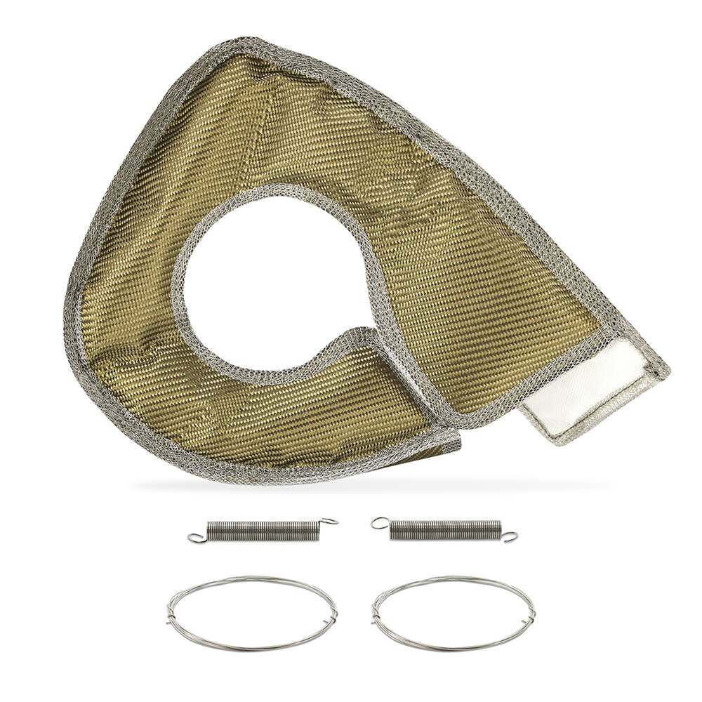 Mishimoto Titanium Turbo Blanket, Fits Ford 6.0L Powerstroke 2003-2007 - MMTB-F2D-03