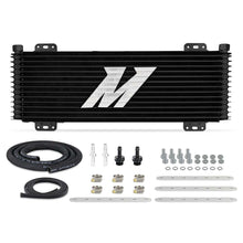 Mishimoto 13-Row Stacked Plate Transmission Cooler, Powder Coat, 22.85In X 7.10In X 1.25In - MMTC-SP-13BK
