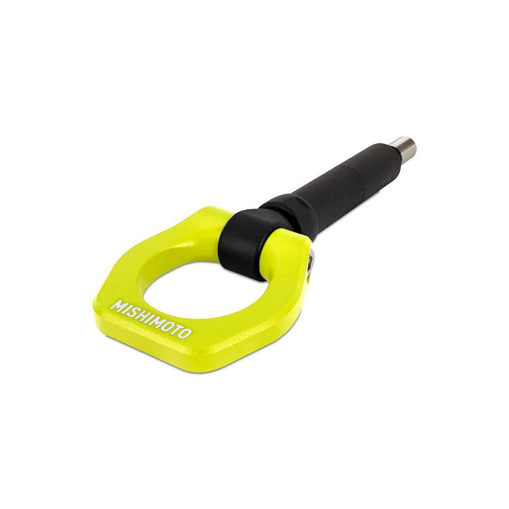 Mishimoto Racing Tow Hook, Fits Subaru Wrx/Sti 2002-2007, Neon Yellow - MMTH-WRX-01NY