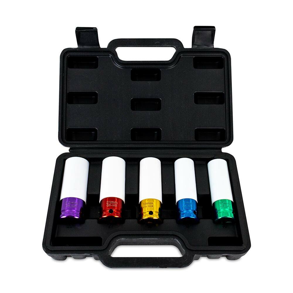 Mishimoto 5-Piece Non-Marring ½” Wheel Nut Socket Set - MMTL-LUG-5