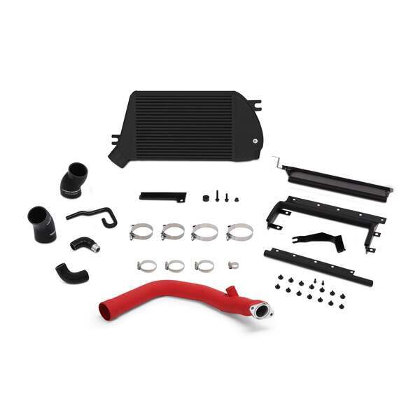 Mishimoto Subaru WRX Performance Top Mount Intercooler and Charge-Pipe Kit (2014-2018 Forester,2015-2020 WRX) - MMTMIC-WRX-15RBK