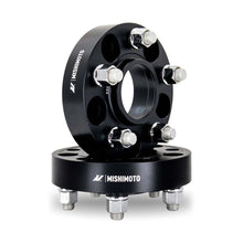 Mishimoto Wheel Spacers, 5X114.3, 70.5Mm Center Bore, M14 X 1.5, 1.40-In Thick, Black (2015-2026 Mustang) - MMWS-001-350BK