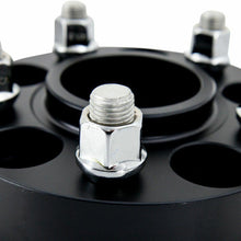Mishimoto Wheel Spacers, 5X114.3, 70.5Mm Center Bore, M14 X 1.5, 1.75-In Thick, Black (2015-2026 Mustang) - MMWS-001-450BK