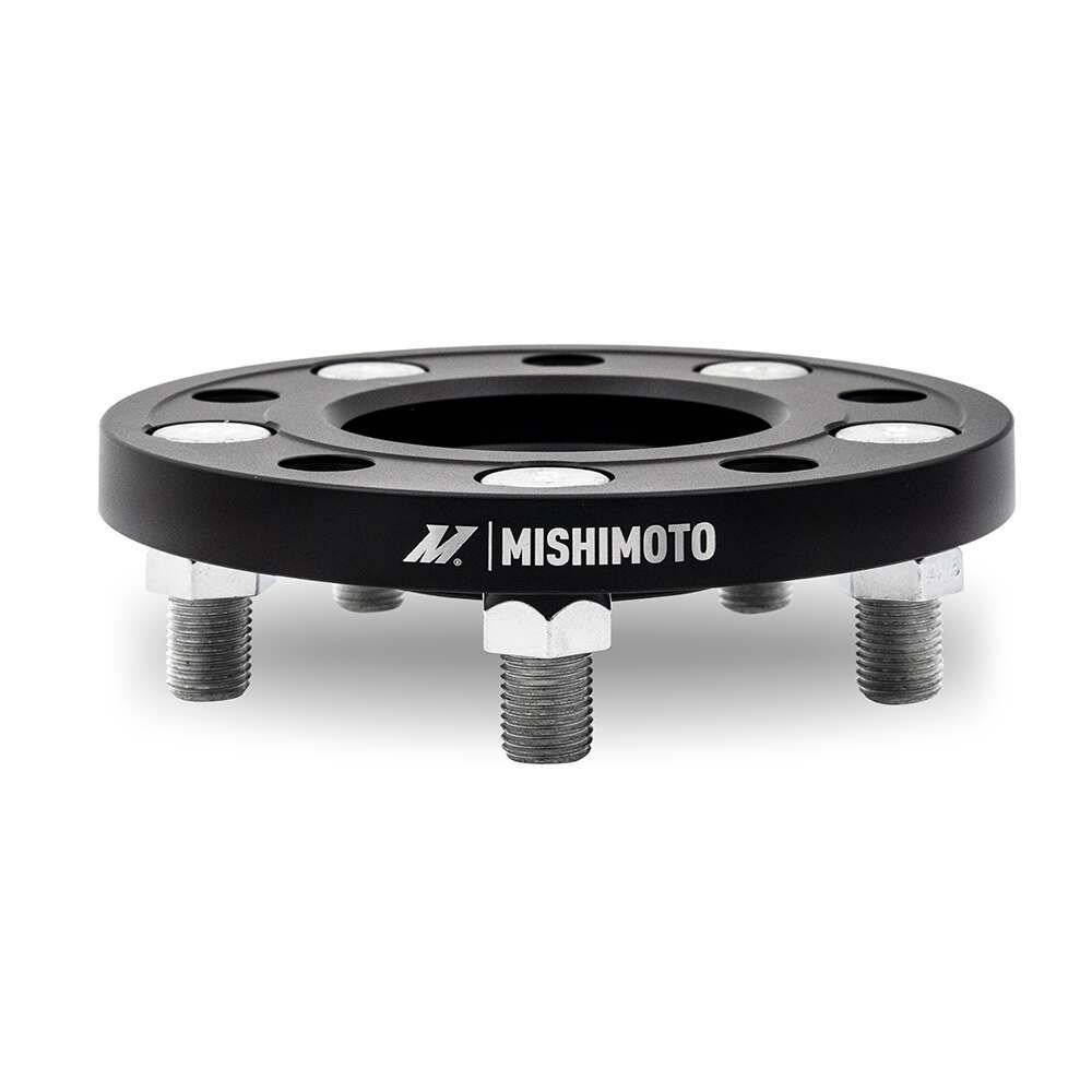 Mishimoto Wheel Spacers, 5X114.3, 64.1Mm Center Bore, M12 X 1.5, 0.60-In Thick, Black - MMWS-002-150BK