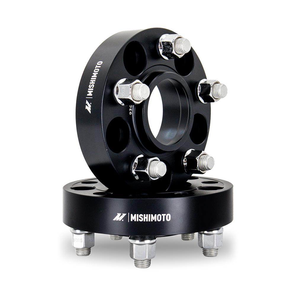 Mishimoto Wheel Spacers 5X100 56.1 Center Bore M12X1.25 40Mm Thick Black (1990-2023 Subaru, Saab, Scion, Toyota Fitment) - MMWS-008-400BK