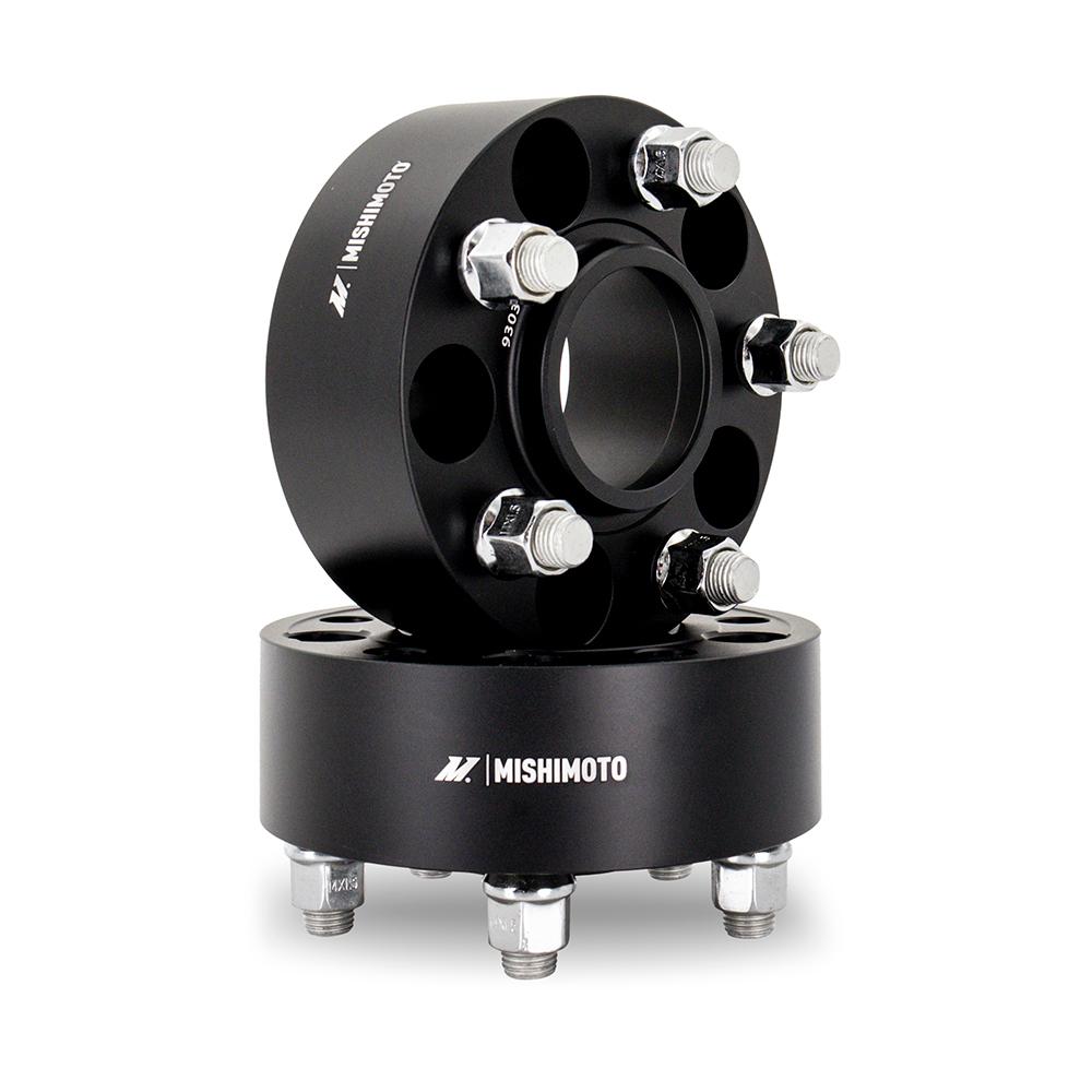 Mishimoto Wheel Spacers 5X100 56.1 Center Bore M12X1.25 45Mm Thick Black (1990-2023 Subaru, Toyota, Saab, Scion Fitment) - MMWS-008-450BK
