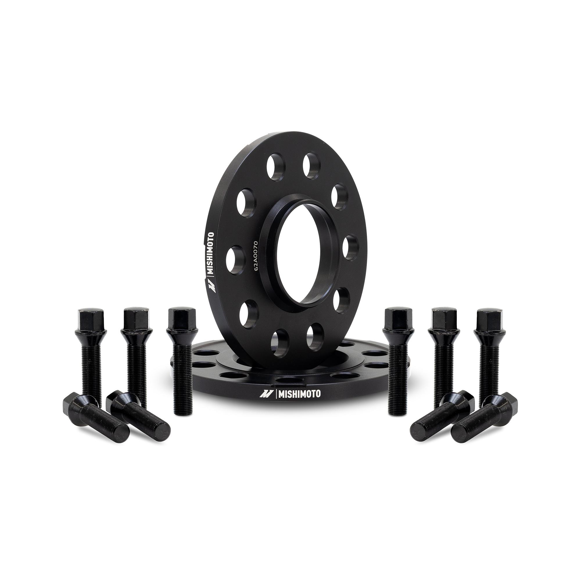 Mishimoto 5X112 Wheel Spacers Fits Bmw M3/M4 2021+ (2014-2024 BMW, Mini, Toyota Fitment) - MMWS-015-100BK