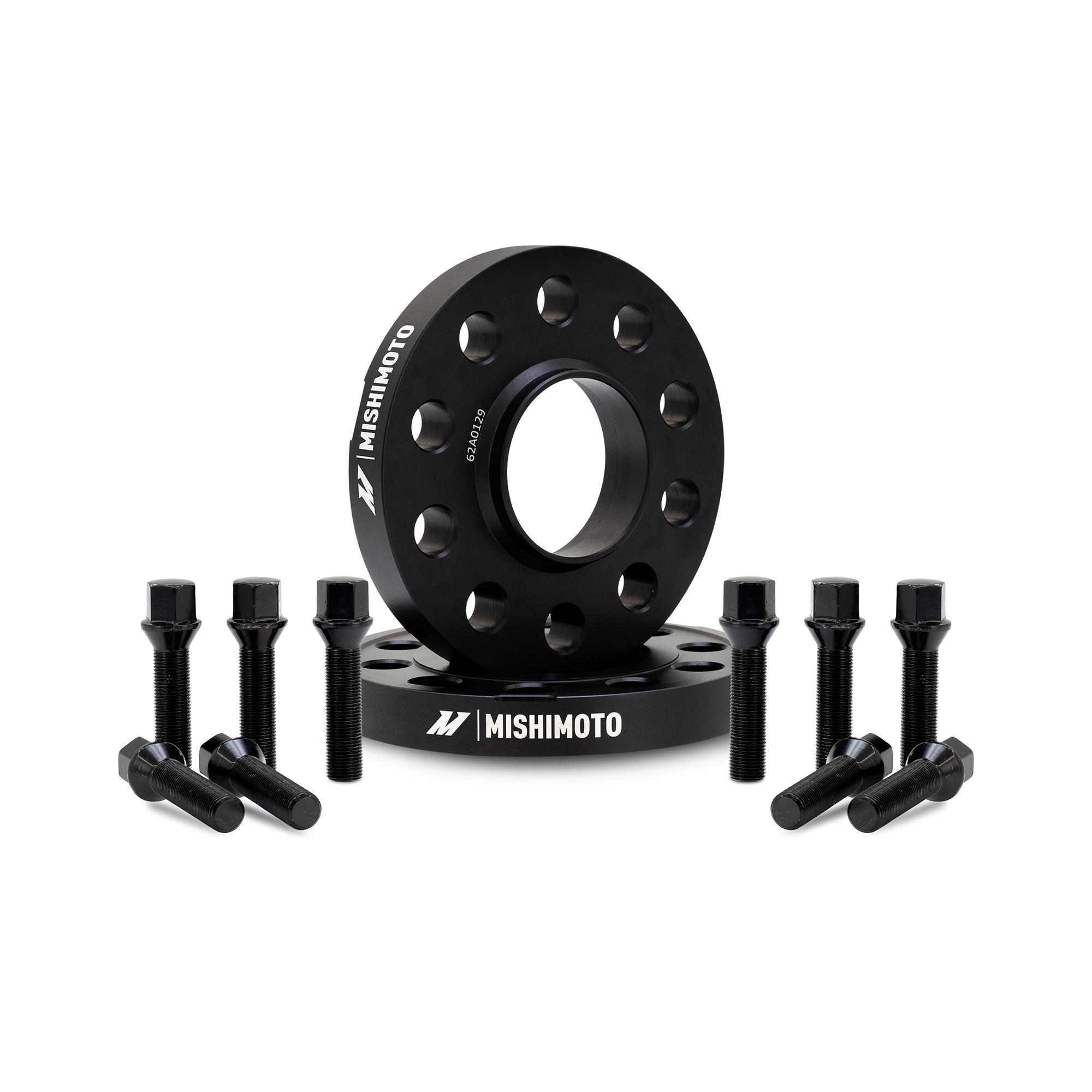 Mishimoto 5X112 Wheel Spacers Fits Bmw M3/M4 2021+ (2014-2024 BMW, Mini, Toyota Fitment) - MMWS-015-200BK