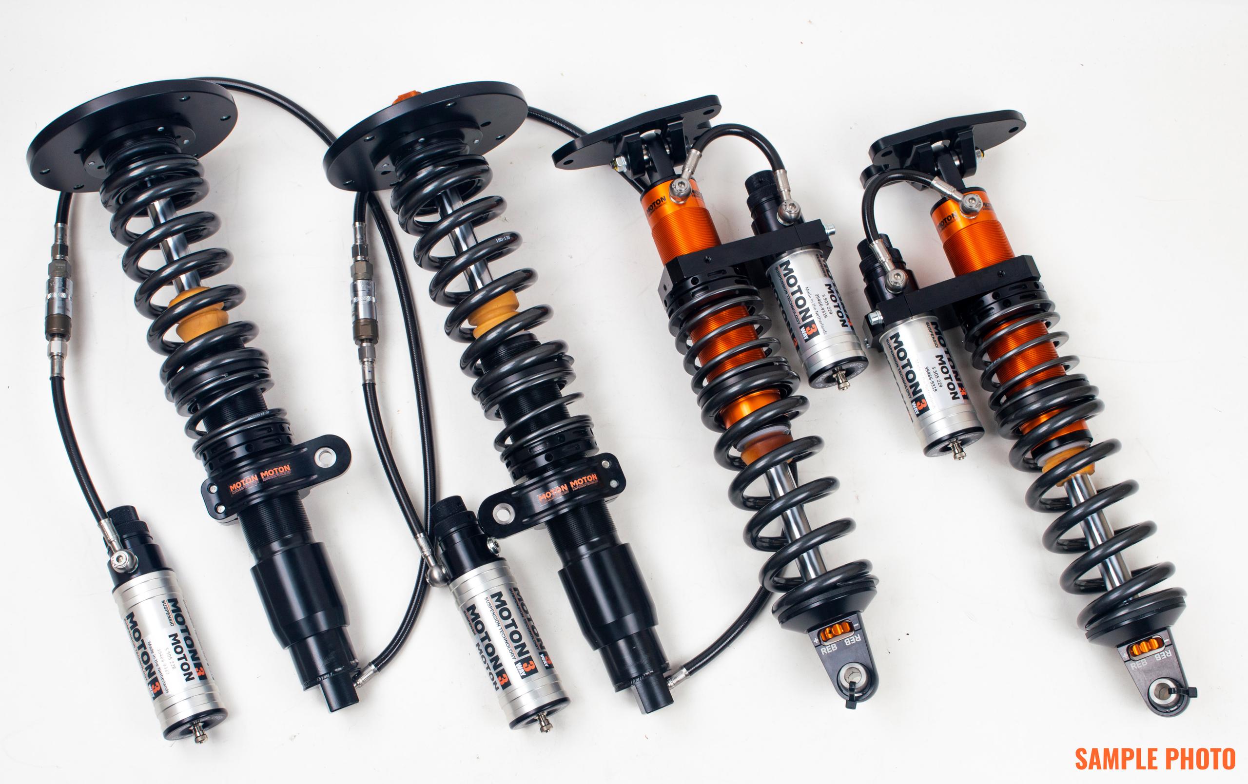 Moton 3-Way Adj Coilovers In Rebound, Low- And High Speed Compression, Incl Canisters. (2013-2023 Subaru BRZ, Toyota 86, Toyota GR86) - M 531 010S