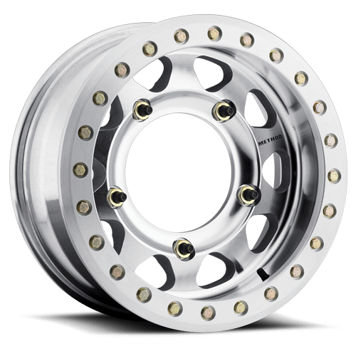 Method Race Wheels MR101 Buggy Beadlock, 17x8, -51mm Offset, 5x205, 160mm Centerbore, Raw Machined, w/ BH-H24125 - MR10178019351B
