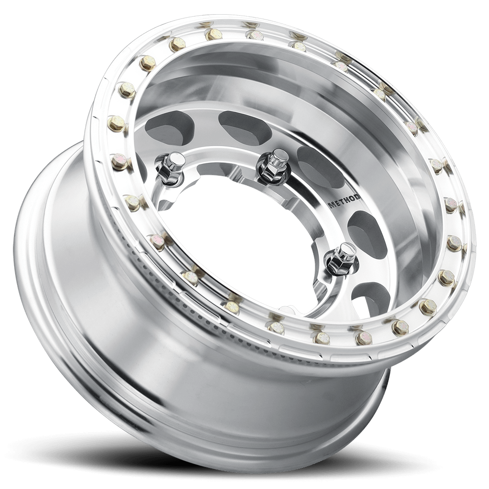 Method Race Wheels MR103 Buggy Beadlock, 15x7, -45mm Offset, 5x205, 160mm Centerbore, Raw Machined, w/ BH-H24100 - MR10357019345B
